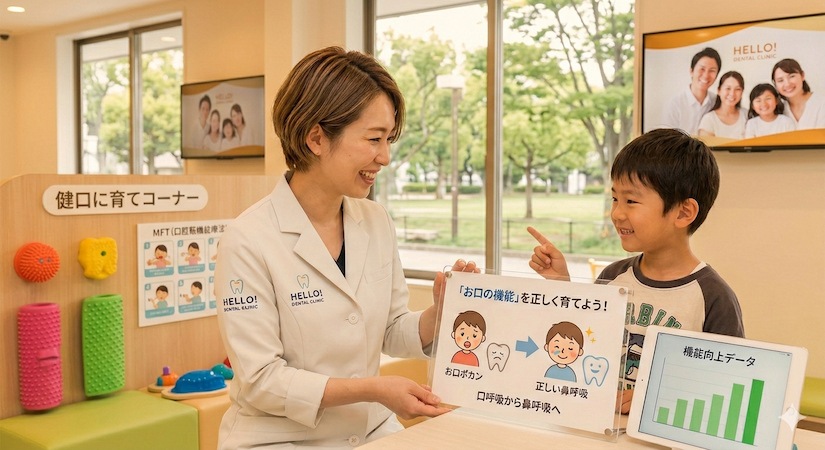 お口ポカンを見逃さないで。 歯医者で育てる、子どもの「生きる力」と健康な「エナメル質🦷」