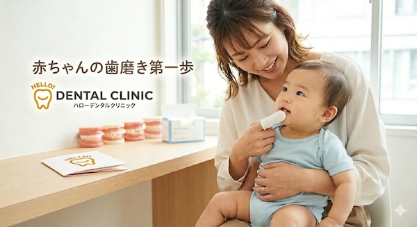 【赤ちゃんの歯磨き】いつから始める？まずは優しい「ガーゼ拭い」から！
