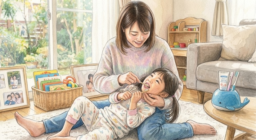 【小児歯科】乳歯の歯磨き、回数や時間は？仕上げ磨きはいつまで？最新エビデンスに基づく最適解